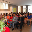 patient, friends and family at the opening ceremony 